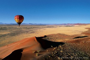 Survol du Namib en ballon