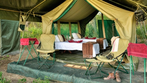 Campement Footsteps Ker & Downey dans le Delta de l'Okavango, Botswana