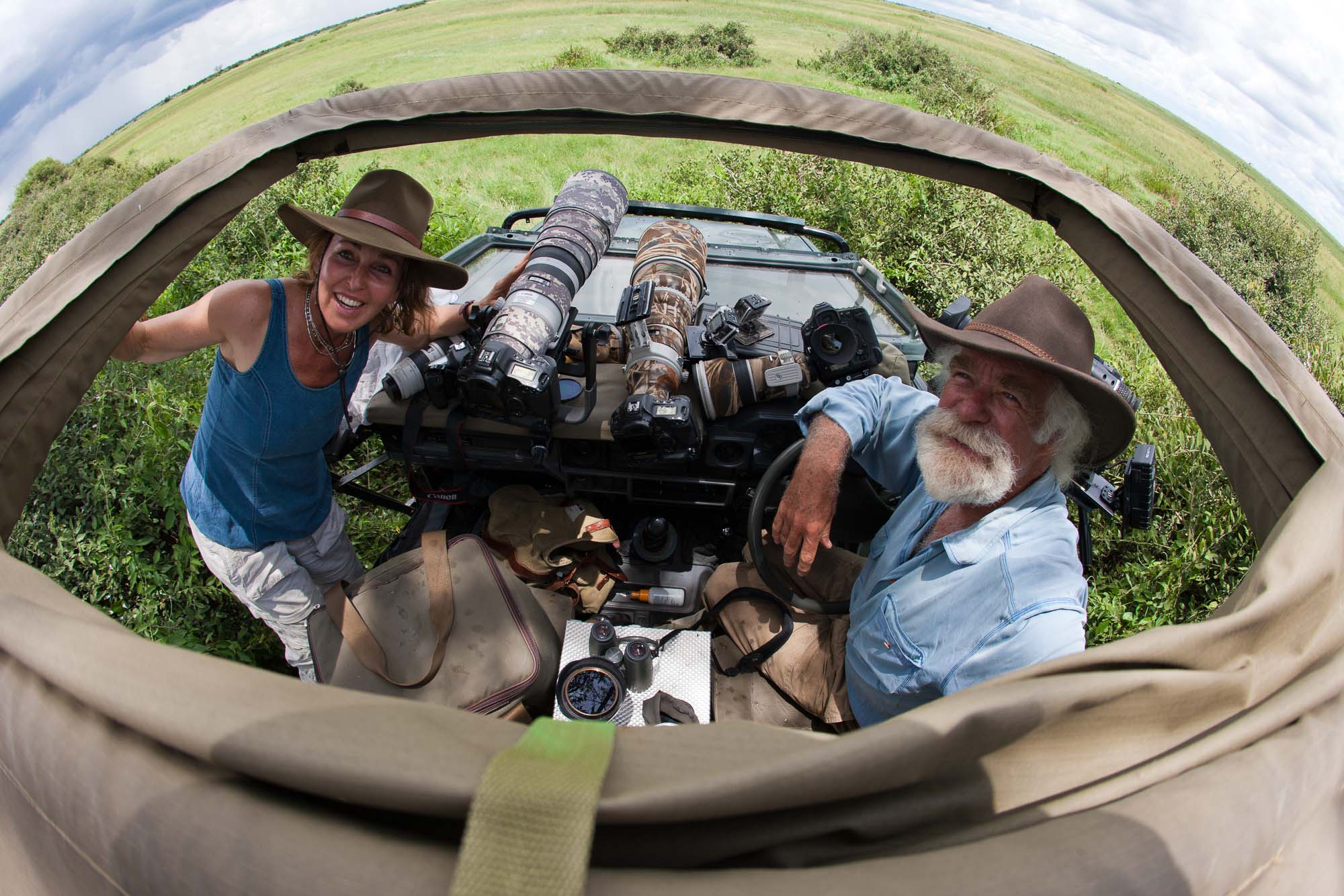 Beverly et Dereck Joubert © Wildlife Films