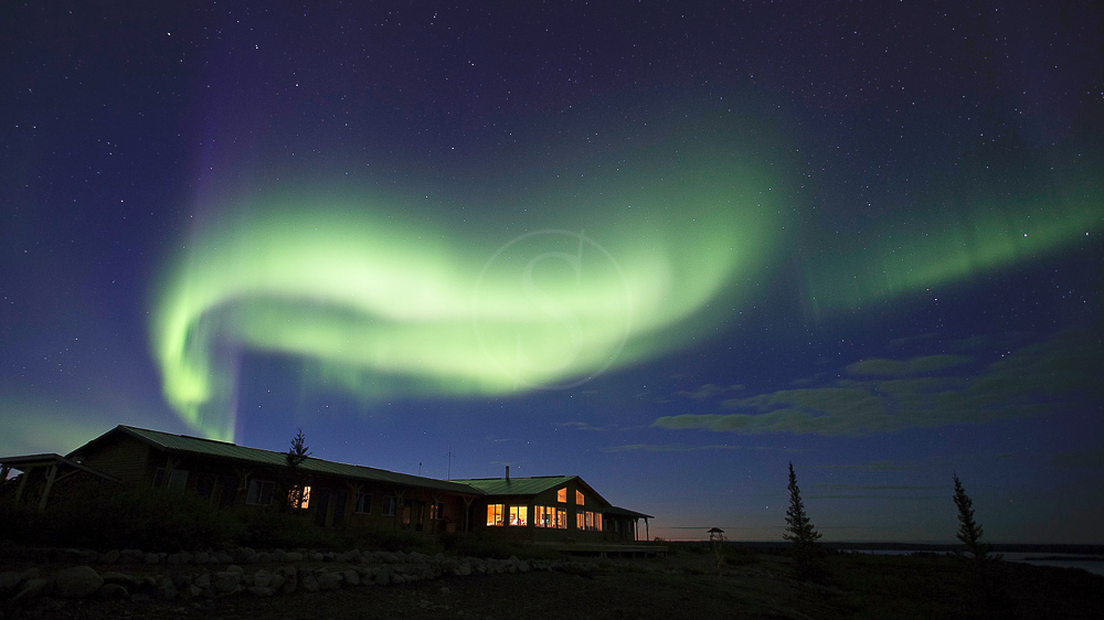 Lodge au Nunavut, Canada