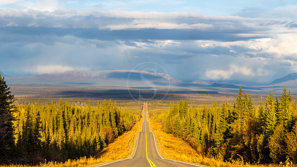 Route Edgerton pour Chitina, région de Wrangell, Alaska © Shutterstock