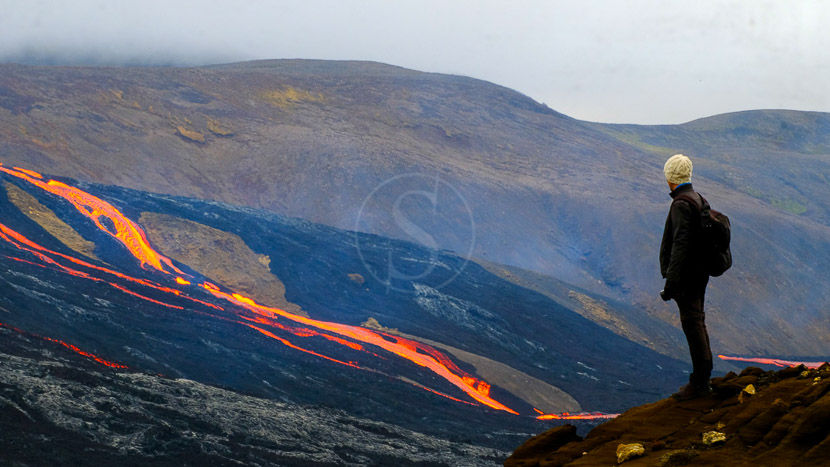 Volcan Fagradalsfjall, Islande © Xavier Allard